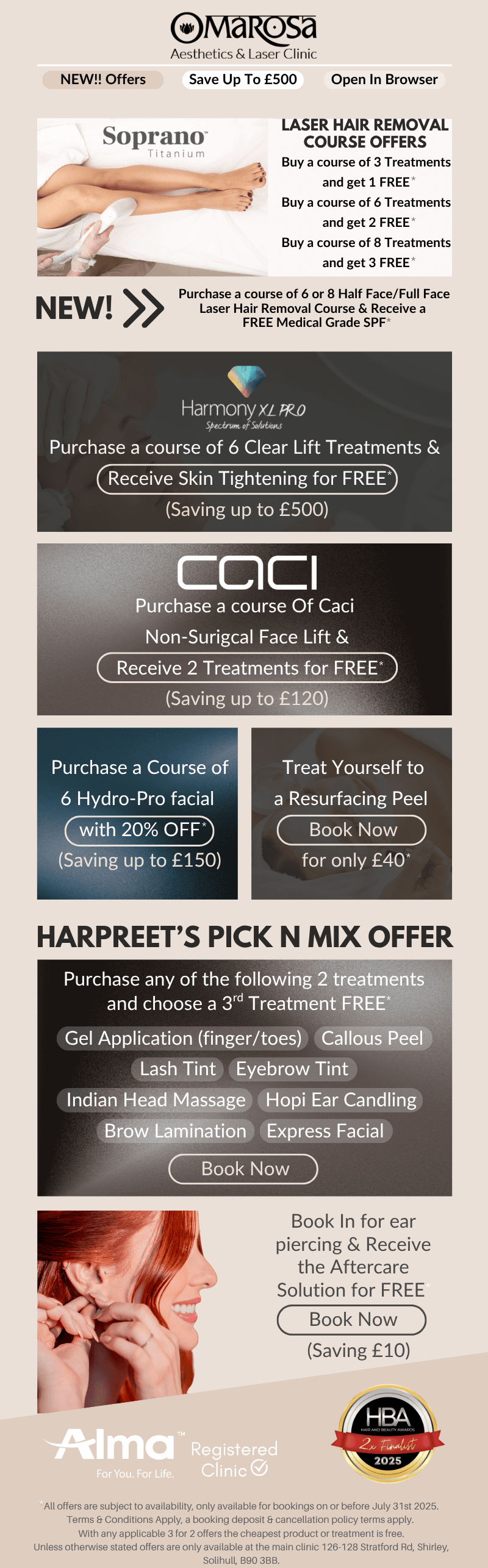 Beauty offers Solihull