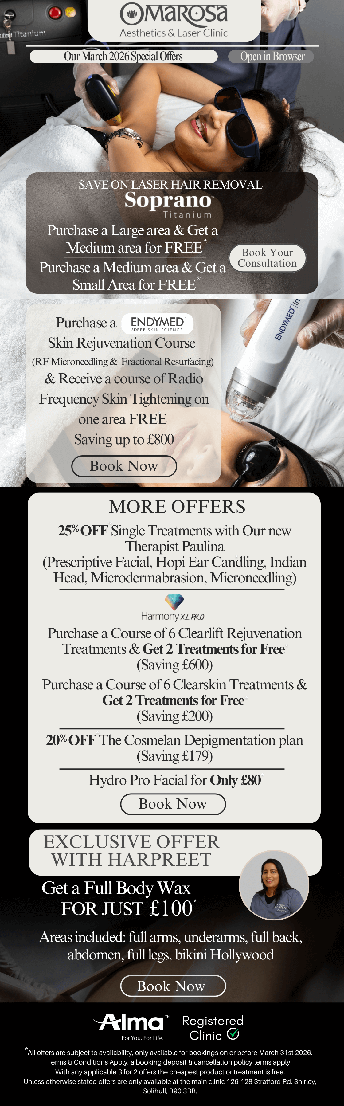 Beauty offers Solihull