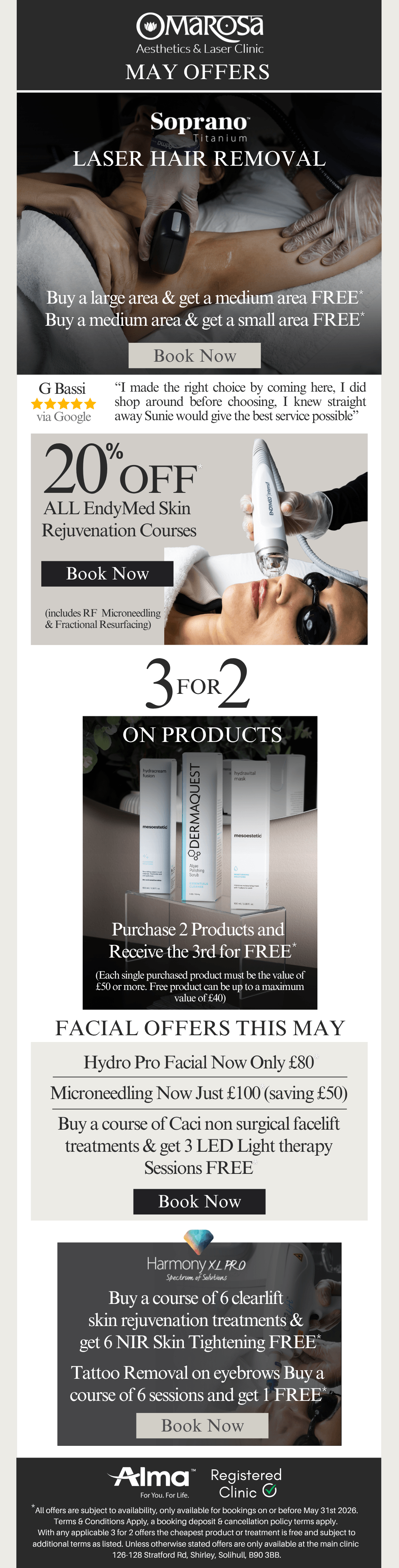 Beauty offers Solihull