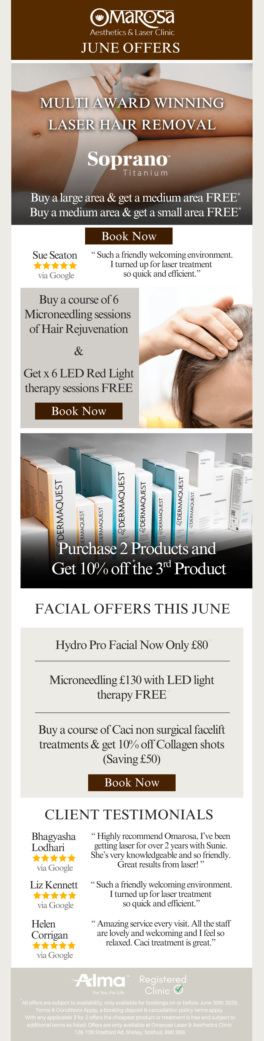 Beauty offers Solihull