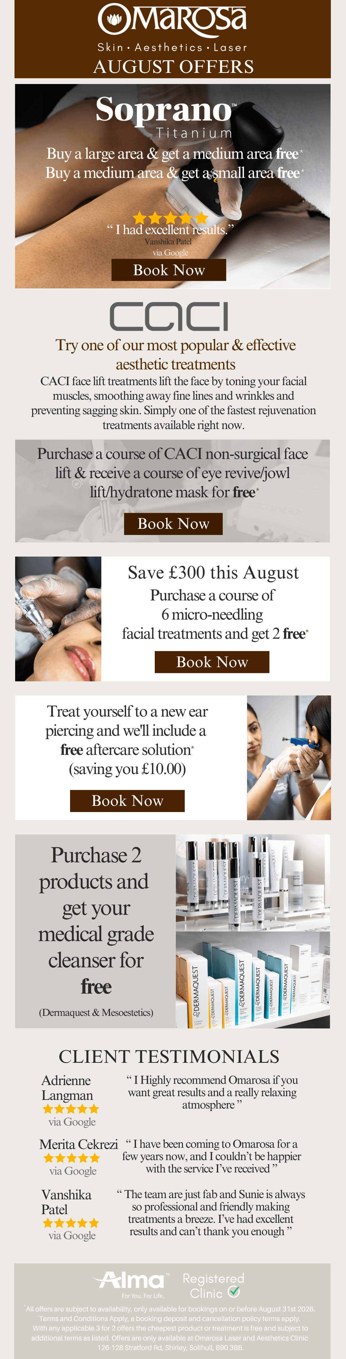 Beauty offers Solihull